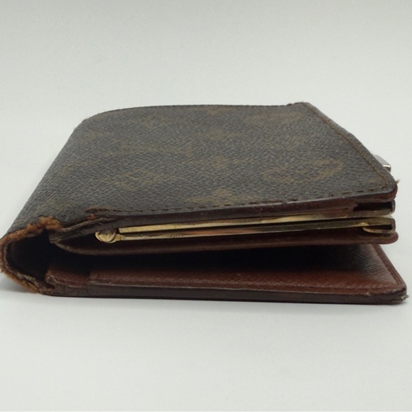 Louis Vuitton Brown Monogram French Purse Wallet Silver | Women’s | Used | - Picture 7 of 16